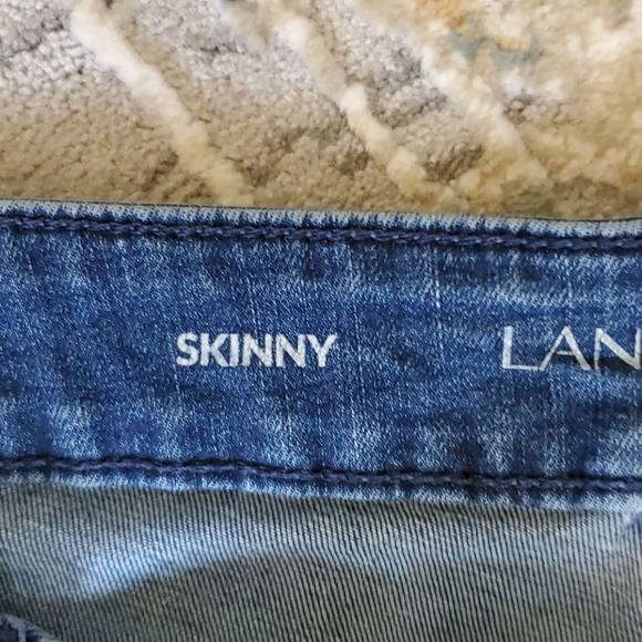 SOLD!!! LANE BRYANT Distressed Skinny Jeans - Picture 8 of 9